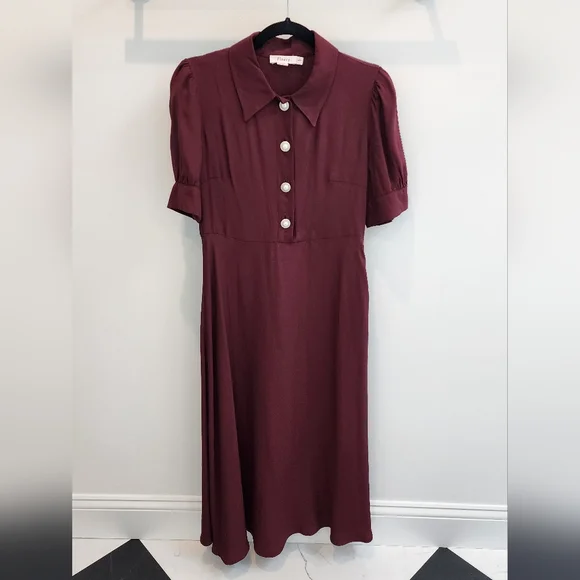 Small Midi Shirt Dress - Picture 3 of 14